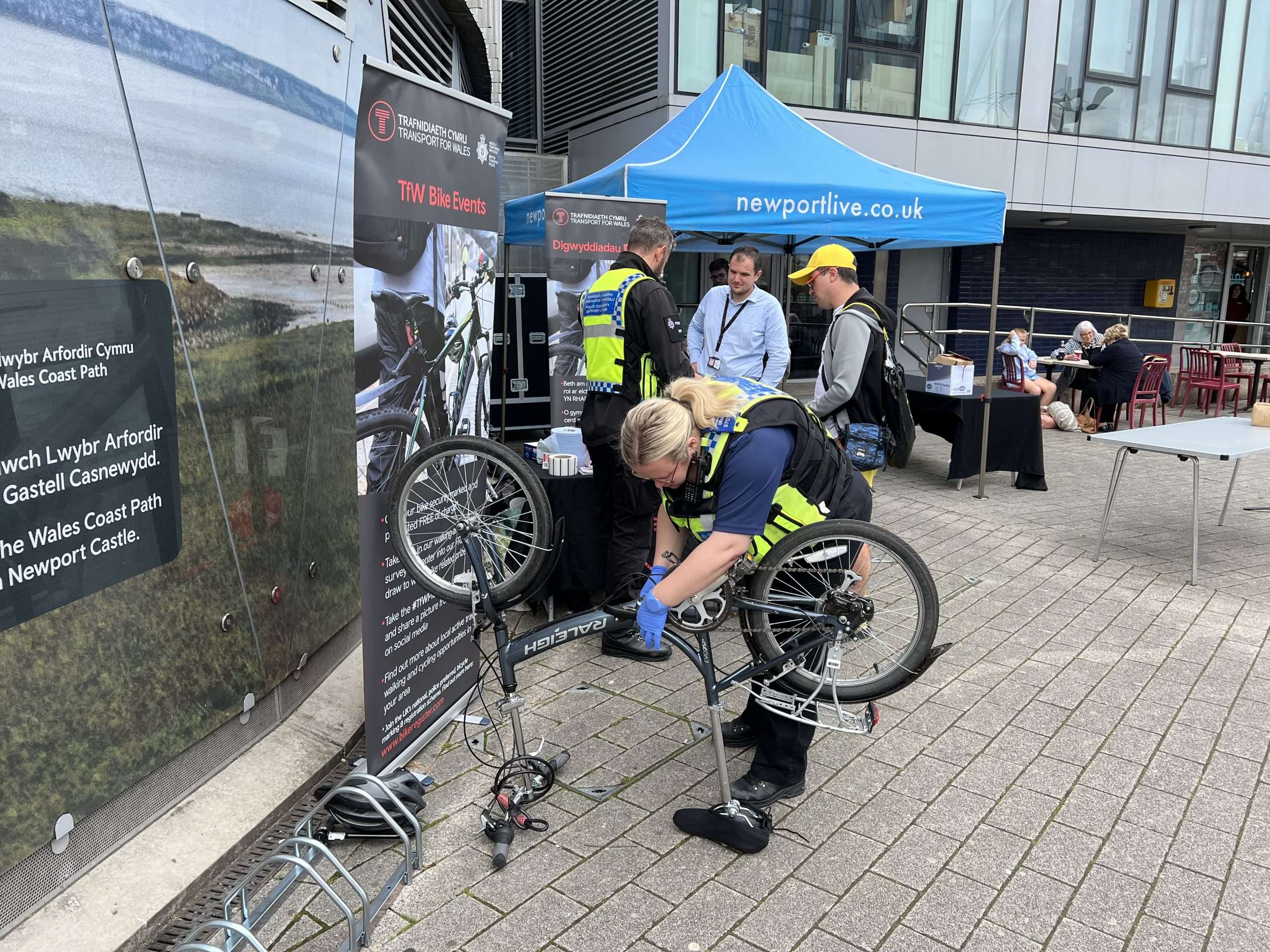Transport for Wales to run free bike marking events across Wales